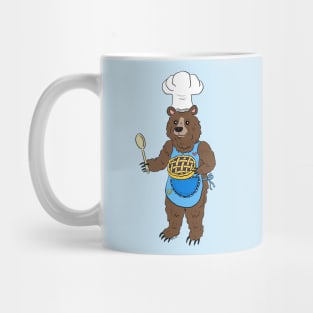 Grizzly bear baking Mug